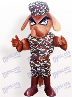 Camouflage Coat Dog Animal Adult Mascot Costume