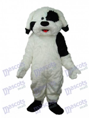 Long Haired Colourful Dog Mascot Adult Costume Animal  