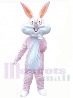 Lovely Pink Easter Bunny Rabbit Mascot Costume Animal