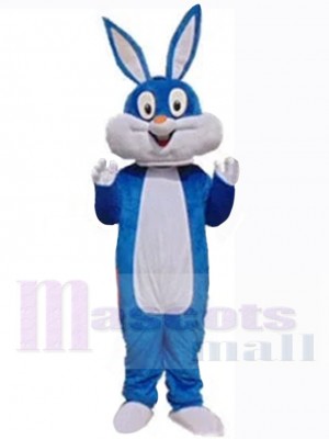 Lovely Blue Easter Bunny Rabbit Mascot Costume Animal