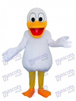 White Duck Mascot Adult Costume Animal