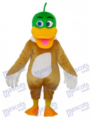 Green Duck Mascot Adult Costume Animal