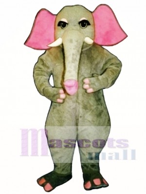 Girl Elephant Mascot Costume