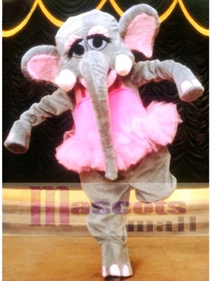 Cute Elephant Mascot Costume