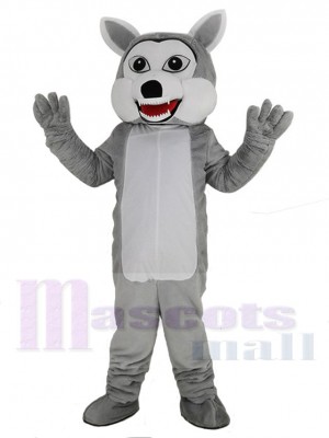 Funny Gray Wolf Mascot Costume Animal