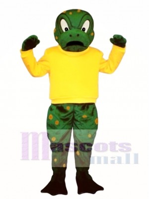 Tough Toad with Shirt Mascot Costume Animal
