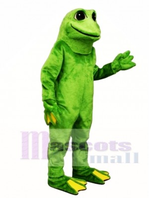 Yellow Toed Frog Mascot Costume