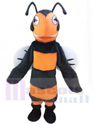 Black and Orange Bee Hornet Mascot Costume Insect