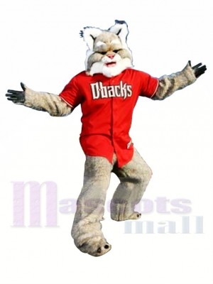 Baseball Bobcat Mascot Costume 