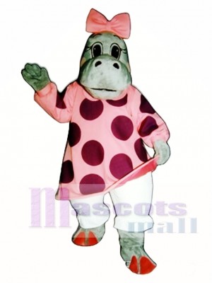 Hilary Hippo Mascot Costume