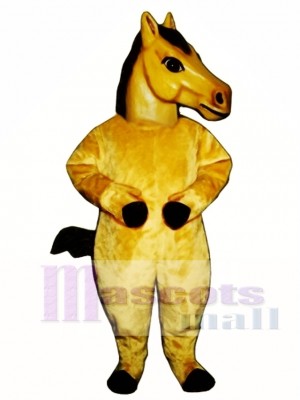 Cute Realistic Horse Mascot Costume Animal