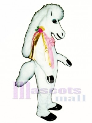 Carousel Horse with Neck Ribbon Mascot Costume