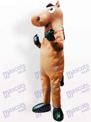 Brown Horse Adult Mascot Costume