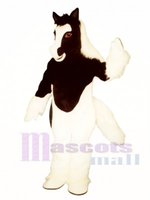 Cute Gypsy Vanner Horse Mascot Costume