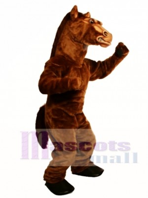 Cute Power Fierce Stallion Horse Mascot Costume Animal