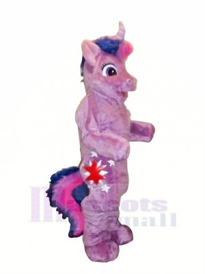Purple Pony Horse Mascot Costumes Cartoon