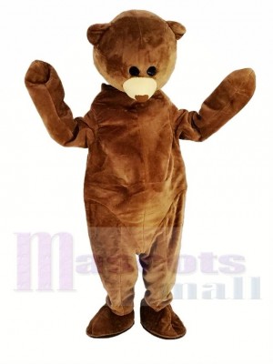 Brown Teddy Bear Mascot Costume