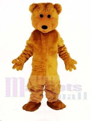 Brown Foolish Bear Mascot Costume