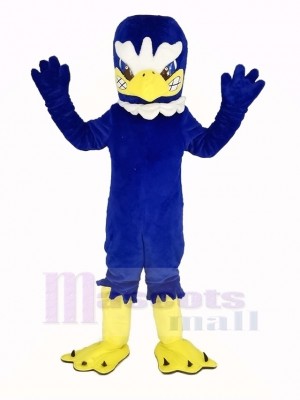 Fierce Blue Eagle Bird Mascot Costume Animal