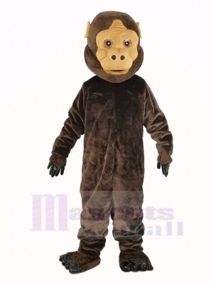 Brown Long Tail Monkey Mascot Costume Animal