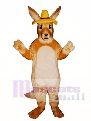 Melbourne Roo Kangaroo with Hat Mascot Costume Animal