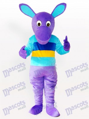 Purple Kangaroo Adult Mascot Costume