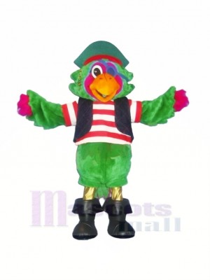 Fashion Green Parrot Mascot Costumes Cartoon