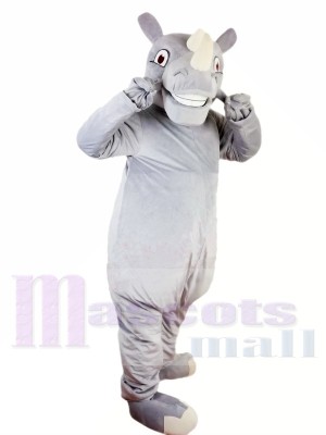 Happy Rhino Rhinoceros Mascot Costume Fancy Dress Custom Cosplay Theme Mascotte 