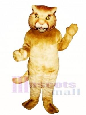 Golden Panther Mascot Costume