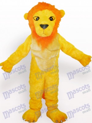 Yellow Lion Animal Mascot Costume