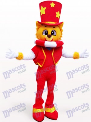 Magician Lion Adult Mascot Costume