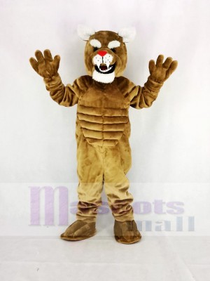 Power Brown Cougar Mascot Costume College