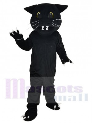 Friendly Black Panther Leopard Mascot Costume Animal