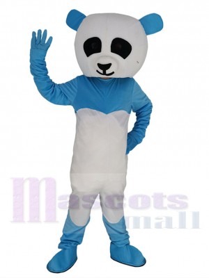 Blue and White Panda Mascot Costume Animal	