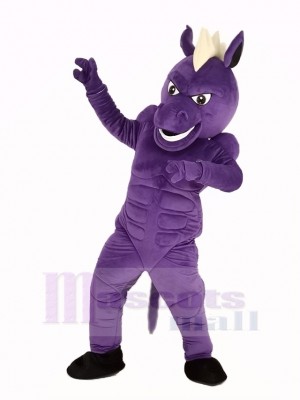 Purple Mustang Horse Mascot Costume Animal