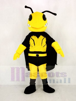 Cool Hero Bee Mascot Costume Cartoon