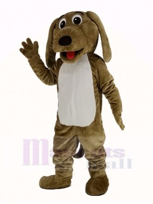 Funny Brown Dog Mascot Costume