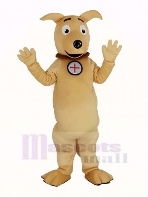 Light Brown Dog Mascot Costume