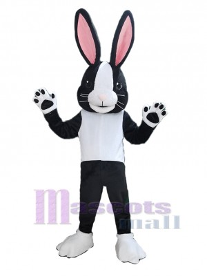 Bunny with Pink Ears Mascot Costume Animal