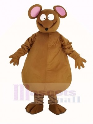 Brown Mouse Mascot Costume