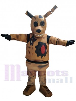 Brown Bunny Mascot Costume Five Nights at Freddy's Toys Cartoon