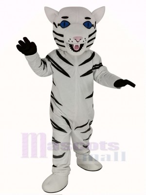 Fierce White Tiger Mascot Costume Animal