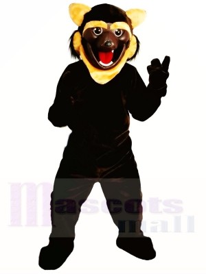 Black Fierce Wolf Wolverine Mascot Costumes 