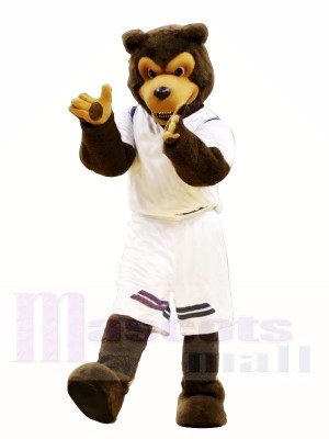 Brown Wolf Mascot Costumes 