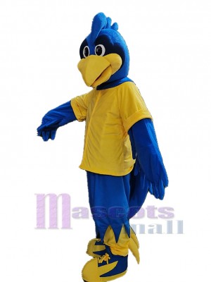 Blue Rooster Mascot Costume Animal