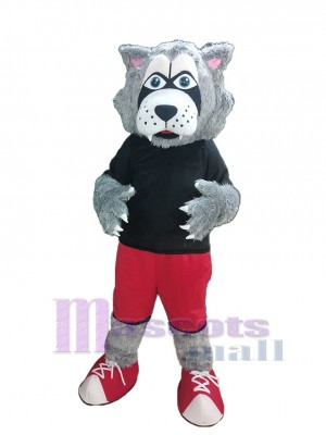 Adorable Wolf Mascot Costume Animal