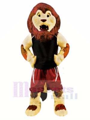Brown Sport Lion Mascot Costumes Animal