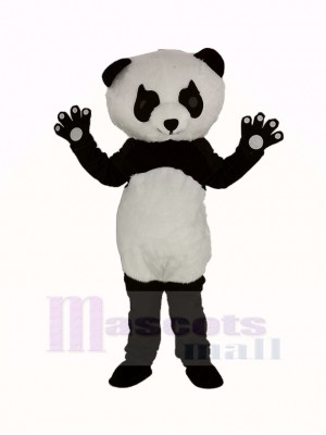 Panda with Long Eyelashes Mascot Costume