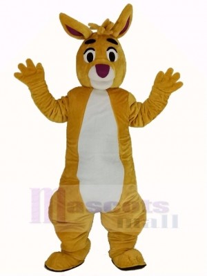 Funny Yellow Rabbit Mascot Costume Animal
