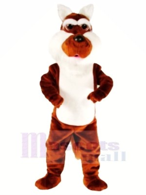 Funny Brown Coyote Mascot Costumes Cartoon